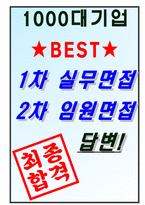 효성중공업 면접기출(최신)+꿀팁[최종합격!] +1000대기업 1차 직무면접 + 2차 임원면접 최종합격자 답안-8
