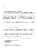 노벨리스코리아 Supply Chain(신입) 2025면접기출, 1분 자기소개, 압박질문답변, 면접족보-2