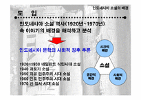 인도네시아 소설의 배경과 주제-3