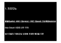[패션산업개론] 지오다노 마케팅전략-3