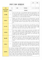 관찰일지 만 2세 2학기 영아관찰일지 11명-2