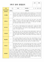 관찰일지 만 2세 2학기 영아관찰일지 11명-6