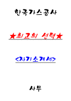 한국가스공사 사무 자기소개서-1