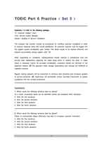 TOEIC 토익 [파트6] 모의고사 문제와 해설 ( 핵심단어 및 핵심구분 완벽정리 ) [ 총 10세트 ] 미리보기참조-14