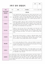 만 0세 2학기관찰일지발달평가상담일지 5명 /현장교사작성/ 연계 반영-2