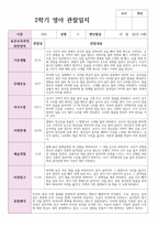 만 0세 2학기관찰일지발달평가상담일지 5명 /현장교사작성/ 연계 반영-3