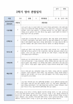만 1세 2학기 관찰일지발달평가상담일지 11명현장실제사례-8