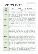 만2세 2학기 관찰일지발달평가상담일지 12명-14