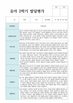 만 3세 21명 2학기 발달평가 실제 사례 현직교사작성-4