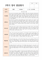 만 0세 2학기 관찰일지와 발달평가 5명 현장적용-8