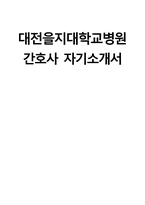 (대전을지대학교병원 자기소개서) 대전을지대학교병원 간호사 자소서 대전을지대학교병원 간호사 지원동기 대전을지대학교병원 자소서 대전을지대학교병원 간호사 자기소개서-1