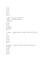 생활속에서 배우는 스페인어 중간 기말 기출문제 족보 63문항 정리 (최근5년간 생활속에서 배우는 스페인어 중간고사,기말고사 2회이상 반복기출된 기출문제 정리 및 정답)-8