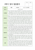 평가제 통과 2학기 발달평가와 총평  만 2세 12명-5