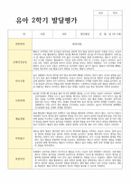 평가제 통과 2학기 발달평가와 총평 만3세 21명-11
