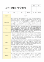 평가제 통과 2학기 발달평가와 총평 만5세 23명-7