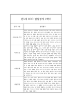 1년 영아 발달평가 만3세 (1학기,2학기 구분된 총평 포함)-11