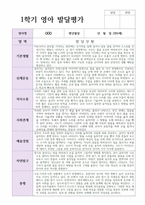 만 0세 7명 1학기2학기 연계 발달평가와 총평 평가제현장적용-3