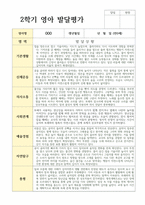 만 0세 7명 1학기2학기 연계 발달평가와 총평 평가제현장적용-9
