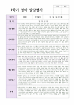 만 1세 10명 1학기2학기 연계 발달평가와 총평 평가제현장적용-6