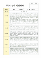 만 1세 10명 1학기2학기 연계 발달평가와 총평 평가제현장적용-19