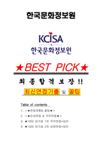 한국문화정보원 면접기출 최신 꿀팁 최종합격 1000대기업 1차 직무면접 2차 임원면접 최종합격자 답안-1