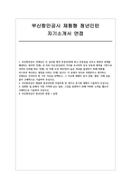 부산항만공사 체험형 청년인턴 자소서 면접) 부산항만공사 청년인턴(체험형) 채용 자기소개서 및 면접자료 (부산항만공사 청년인턴 자소서 면접)-1