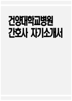 [건양대학교병원 자기소개서] 건양대학교병원 간호사 자기소개서 건양대학교병원 간호사 자소서 건양대학교병원 간호사 지원동기 건양대학교병원 자소서-1