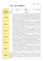 만 0세 7명 1학기 관찰일지와 해석 실제사례 관찰 작성-2