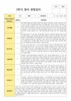 만 1세 12명 1학기 관찰일지와 해석 실제사례 관찰 작성-7