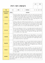 만 1세 12명 1학기 관찰일지와 해석 실제사례 관찰 작성-12