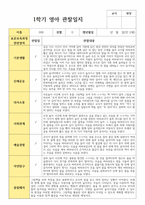 만 2세 12명 1학기 관찰일지와 해석 실제사례 관찰 작성-4