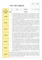 만 2세 12명 1학기 관찰일지와 해석 실제사례 관찰 작성-10