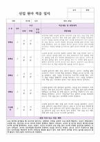 만 1세 신학기 실제적응일지 10명 현장 실제적용-1