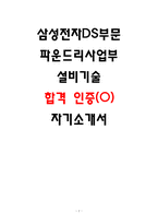 삼성전자 파운드리사업부 설비기술 최종합격 자소서 (2025인증)-1