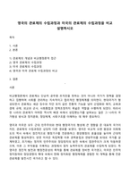 영국의 관료제의 수립과정과 미국의 관료제의 수립과정을 비교 설명하시오-1