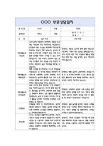 만4세 부모상담일지 40명 80Page (교사종합의견 포함) - 부모면담일지,부모상담일지,개별면담일지-11