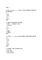 [생활속에서 배우는 스페인어 중간 족보] 생활속에서 배우는 스페인어 중간고사 기출문제 족보 (생활속에서 배우는 스페인어 중간 족보+정답)-4