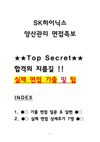 SK하이닉스 양산관리 면접후기 7명 및 면접 질문 기출-1