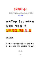 SK하이닉스 유틸리티 (가스,케미컬,수처리) 2025 면접후기 7명 및 기출질문 답변-1