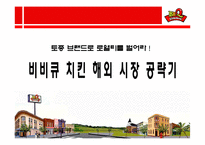 [국제경영] BBQ 비비큐 치킨 해외시장진출전략-2
