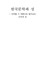 [한국문학과 성] 시대별 시 작품으로 알아보는 문학과 성-1