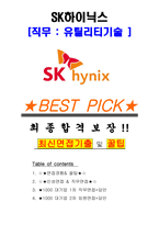 SK하이닉스 유틸리티기술 면접기출 완벽복원 + 1000대기업 공통질문 답안-1