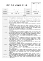 만1세 10명 1학기 실제 대면 상담 적용 부모 상담일지-4