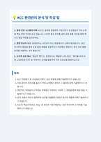 KCC 환경관리 자기소개서-1