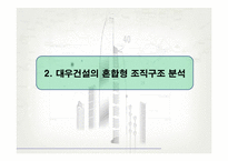 [조직구조] 대우건설의 혼합형 조직구조 분석 및 발전 방향-8