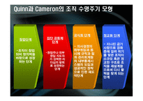 조직성장 -조직 수명 주기모형-12