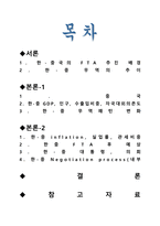 [한국무역론] 한-중국의 FTA-2