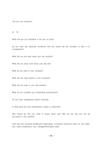 [취업] [영어면접]영어 Interview의 요령 및 예상질문 모음-13