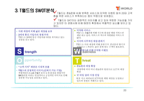 [마케팅론] SK텔레콤의 T-WORLD의 마케팅 전략/조사-20