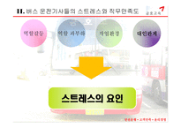 버스운전사들의 스트레스와 만족도에 대한 조직관리-4